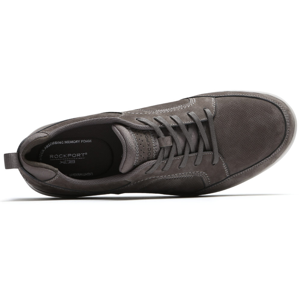 Rockport Mens City Edge Lace-Up - Sneakers Dark Grey - JKD594031